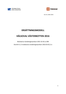ersättningsmodell hälsoval västerbotten 2016