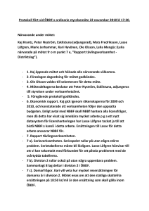 Styrelsemöte ÖBDF 101122