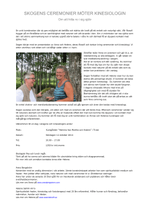 skogens ceremonier möter kinesiologin