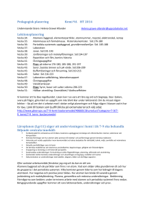 Vecka 50: Prov: Syror, baser och salter sidorna 206-223