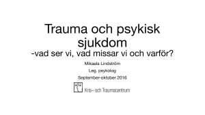 Migration flykt och trauma