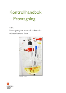 Kontrollhandbok Provtagning - Del 7