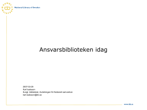 Ansvarsbiblioteken 2007