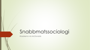 Snabbmatssociologi
