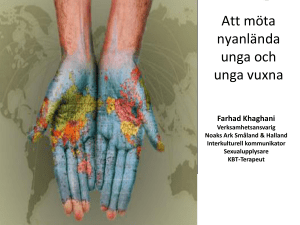 Att möta nyanlända unga och unga vuxna