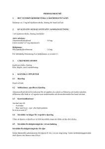 Sedastop solution for injection SmPC
