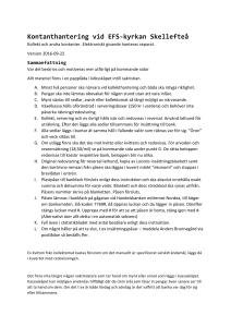 Kontanthantering vid EFS - EFS