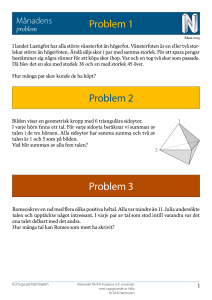 Problem 1 Problem 2 Problem 3