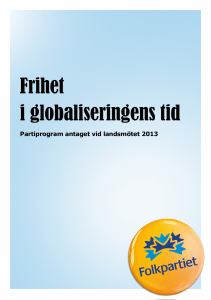 Frihet i globaliseringens tid