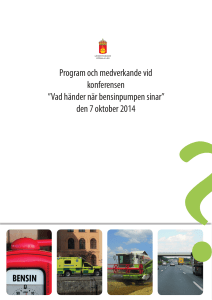 Program och medverkande vid konferensen