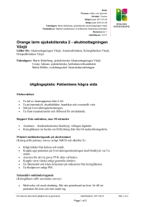Orange larm sjuksköterska 2