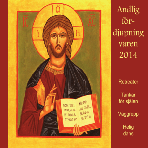 Andlig för- djupning våren 2014