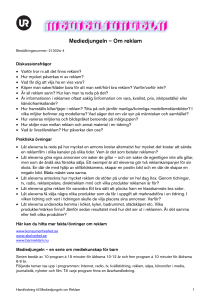 Mediedjungeln – Om reklam