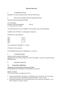 Beriglobin solution for injection, pre