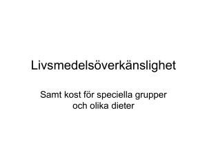 Livsmedelsöverkänslighet
