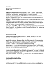 Strategisk kommunikation och PR