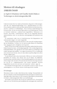 Motion till riksdagen 1988/89:N449