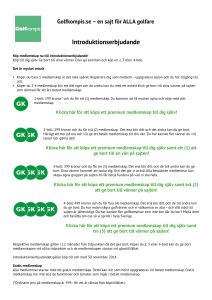 Introduktionserbjudande