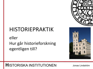mikro- och mak historiepraktik
