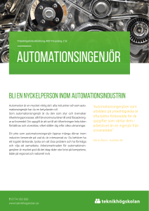 Automationsingenjör