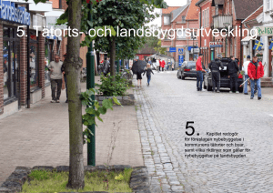 5. Tätorts- och landsbygdsutveckling