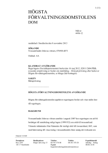 Mål nr 4496-12 - Högsta förvaltningsdomstolen