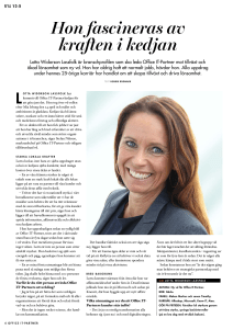 Hon fascineras av kraften i kedjan - Office IT