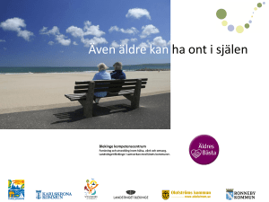 Även äldre kan ha ont i själen
