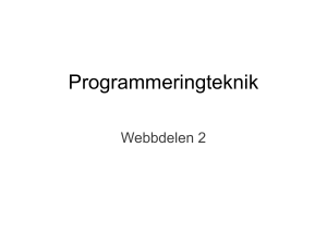 Programmeringteknik