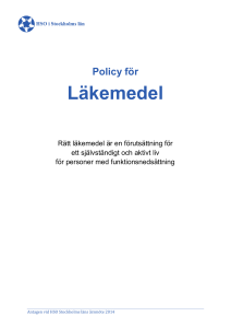 HSO:s Läkemedelspolicy