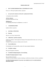 Penovet vet. suspension for injection SmPC