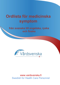Ordlista för medicinska symptom