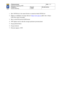 Manual inloggning NPÖ