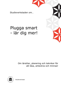 Plugga smart - lär dig mer!