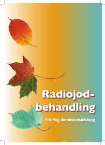 Radiojod- behandling