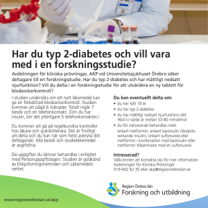 Har du diabetes typ II och nedsatt njurfunktion?