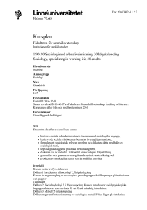 Kursplan