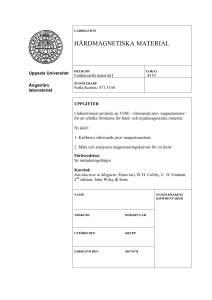HÅRDMAGNETISKA MATERIAL