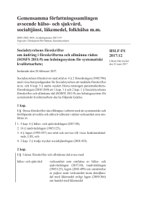 HSLF-FS 2017:12 - Socialstyrelsen