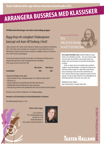 arrangera bussresa med klassisker