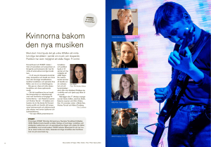 Kvinnorna bakom den nya musiken