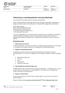 Fakturering av utomlänspatienter med dyra läkemedel