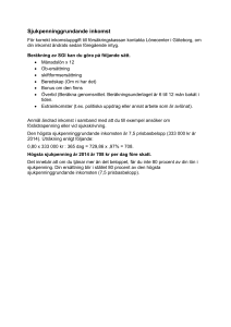 Sjukpenninggrundande inkomst