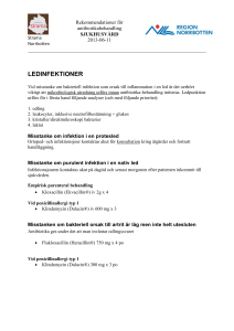 LEDINFEKTIONER