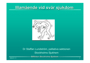 Behandlingsstrategi vid illamående
