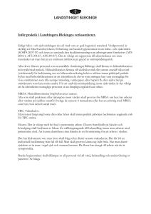 Inför praktik i Landtingets Blekinges verksamheter.