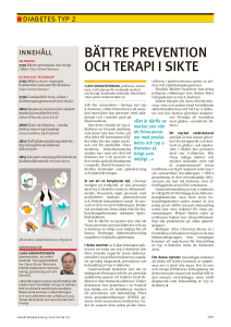 bättre prevention och terapi i sikte