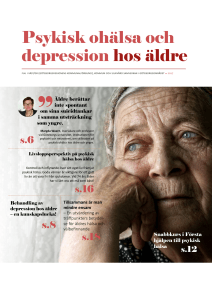 Psykisk ohälsa och depression hos äldre