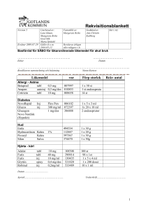 Rekvisitionsblankett Social