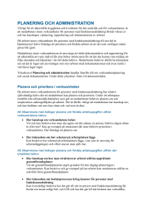 planering och administration